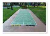 shuffle board at green valley campground