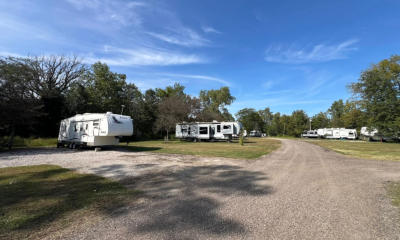 This shows all of our rv sites at Green Valley Campground