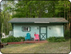 One of our four cabins at green valley campground