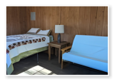 interior of one of our cabins