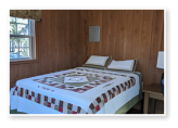 interior of one of our cabins